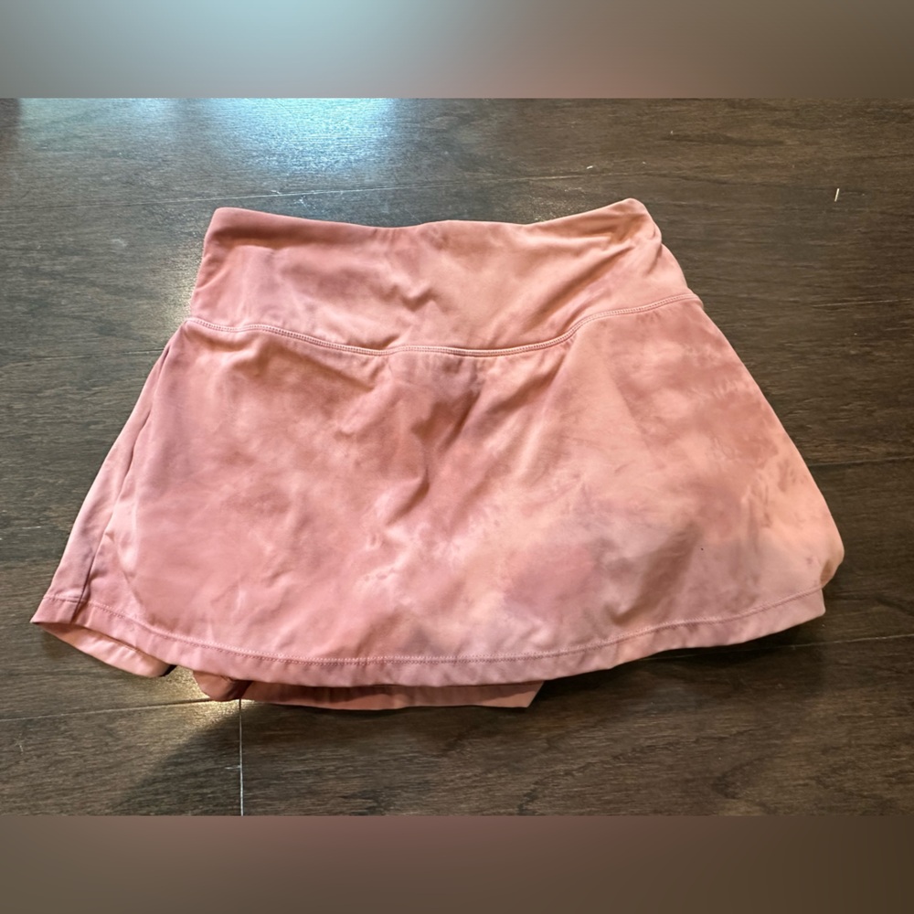 The cutest pink tie die skirt!